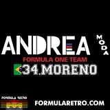 ANDREA MODA - ROBERTO MORENO - 1992 F1 SEASON - Short-Sleeve Unisex T-Shirt