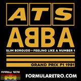 ATS - SLIM BORGUDD - 1981 F1 SEASON - Unisex t-shirt