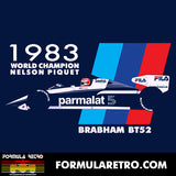 BRABHAM BT52 - NELSON PIQUET - 1983 F1 SEASON (V1) - Unisex Hoodie