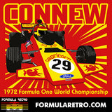 CONNEW PC01 - FRANÇOIS MIGAULT - 1972 F1 SEASON (V1) - Unisex t-shirt