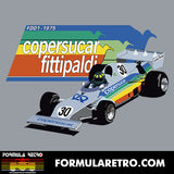 FITTIPALDI FD01 - W. FITTIPALDI - 1975 F1 SEASON - Short-Sleeve Unisex T-Shirt