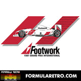 FOOTWORK FA12 - 1991 F1 SEASON - Unisex Hoodie