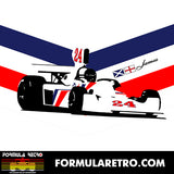 HESKETH 308 - JAMES HUNT - 1975 F1 SEASON (V2) - Unisex Hoodie