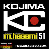 KOJIMA - MASAHIRO HASEMI - 1976 F1 SEASON - Short-Sleeve Unisex T-Shirt