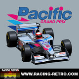 PACIFIC PR01 - PAUL BELMONDO - 1994 F1 SEASON - Unisex t-shirt