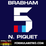 NELSON PIQUET Nº 5 - 1983 F1 SEASON - Short-Sleeve Unisex T-Shirt