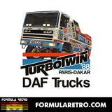DAF TRUCKS TURBO TWIN - PARIS-DAKAR 1988 (V2) - Unisex Hoodie