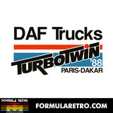 DAF TRUCKS TURBO TWIN - PARIS-DAKAR 1988 (V1) - Unisex Hoodie